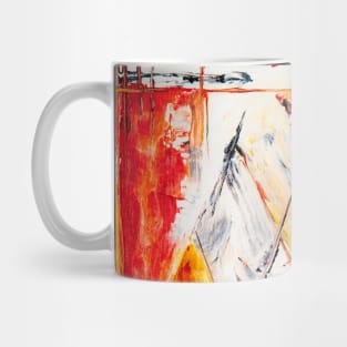 Abstract Painting With Oil Colors Mug